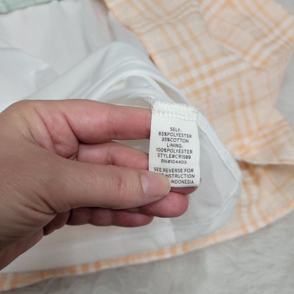 By The River Flutter Strap Multicolored Plaid Col… - image 5